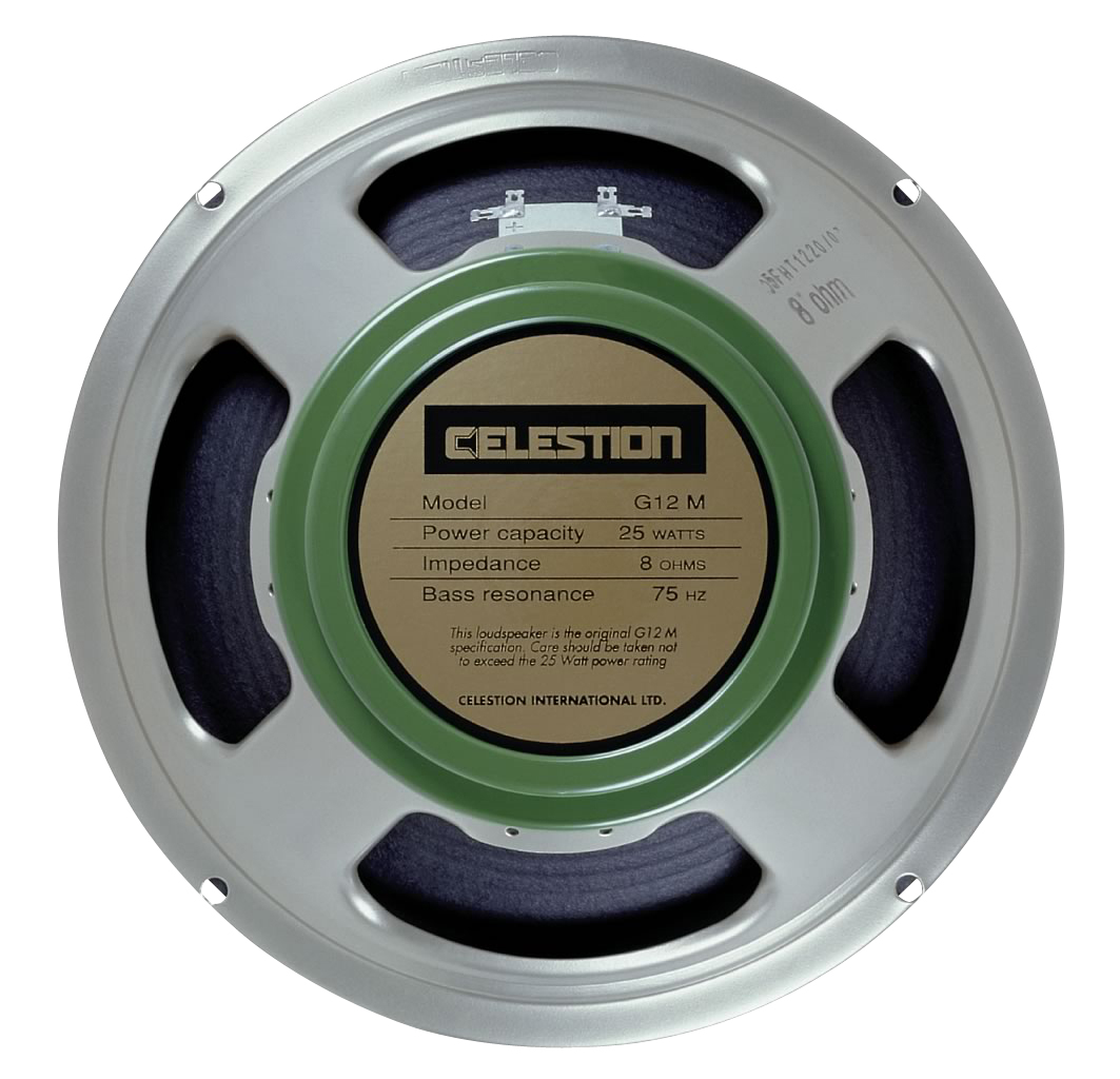 Celestion Celestion G12M Greenback Classic Guitar Speaker, 25 W