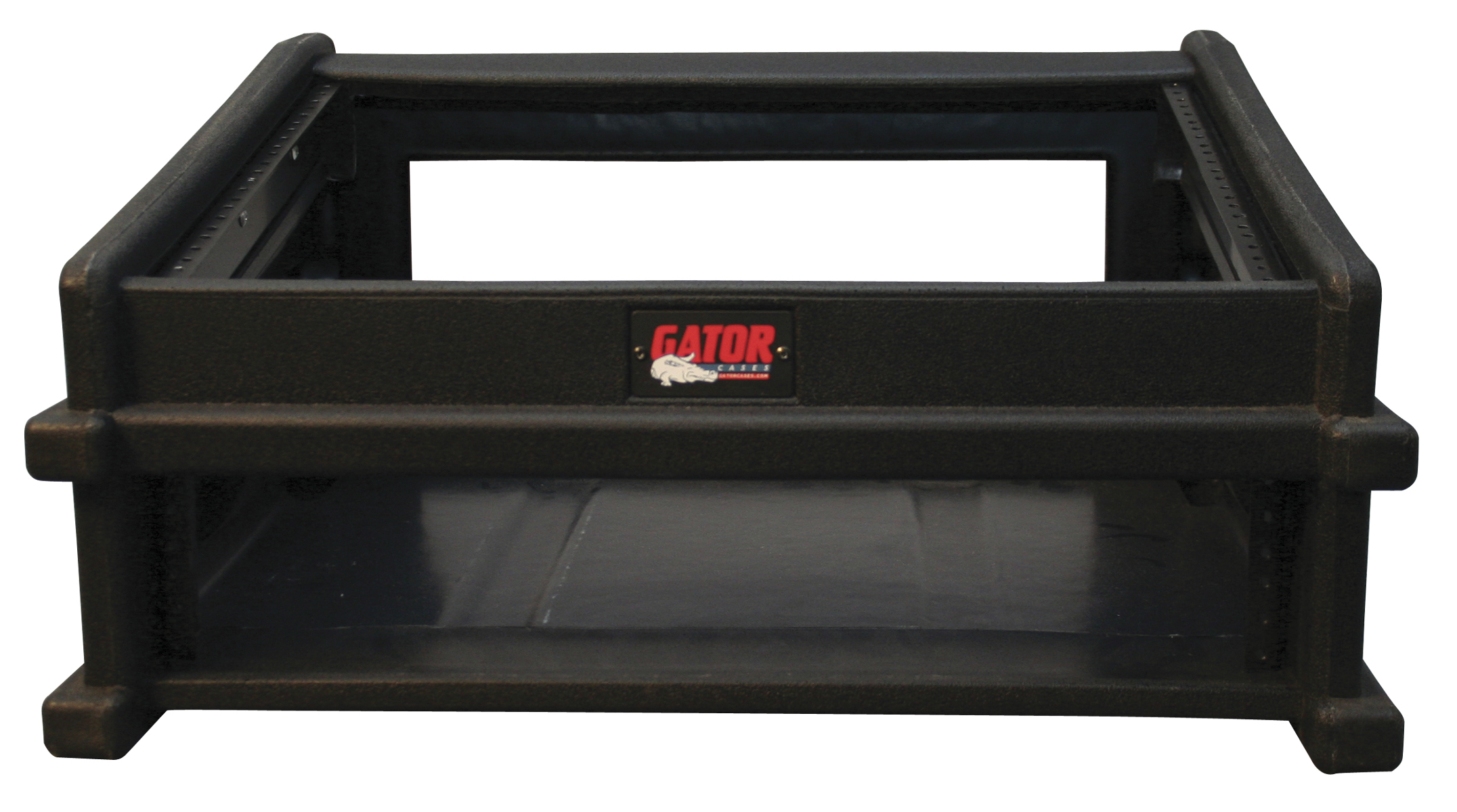 Gator Gator GDJ-8x2 Slant Top Console Mixer Rack Case, 8 Top 2 Bottom