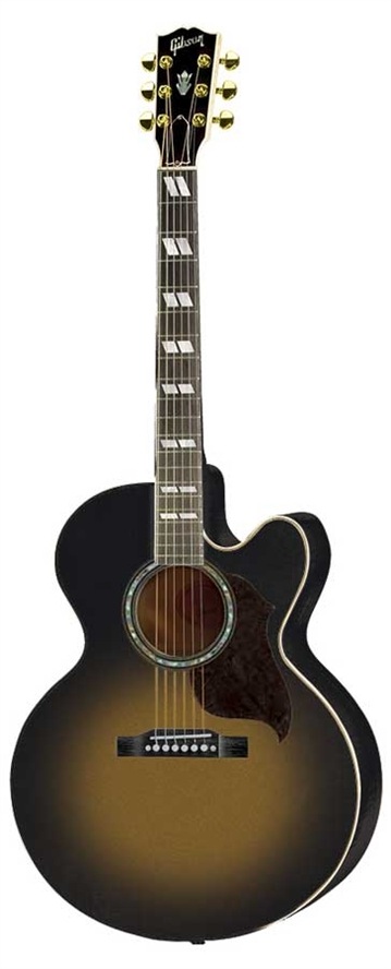 Gibson Gibson J185EC Blues King Electro Jumbo Acoustic-Electric Guitar - Vintage Sunburst