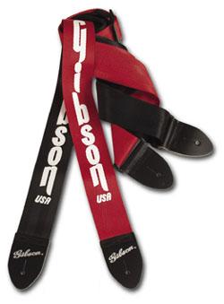 Gibson Gibson 2 Nylon Safety Guitar Strap - Black