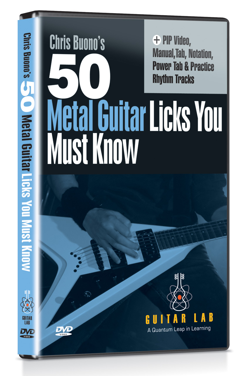 eMedia eMedia Guitar Lab 50 Metal Licks You Must Know  Video