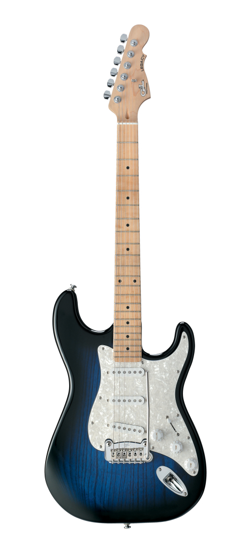 G&L G&L Tribute Legacy Electric Guitar with Gig Bag, Maple Neck - Blueburst