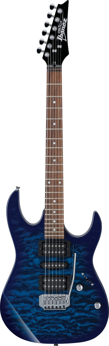 Ibanez Ibanez GRX70QA Electric Guitar - Transparent Blue Burst