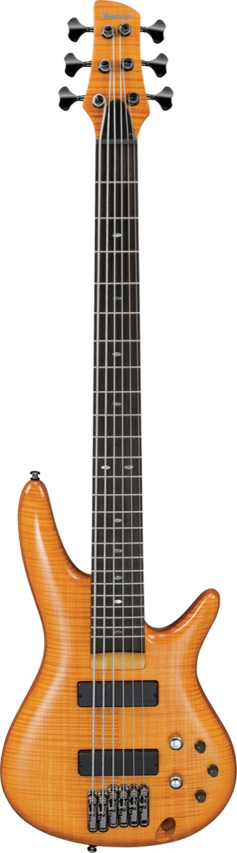 Ibanez Ibanez GVB36 Gerald Veasley Electric Bass, 6-String - Amber