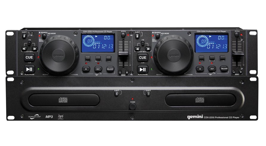 Gemini Gemini CDX-2250 Rackmount Dual CD/MP3 Player