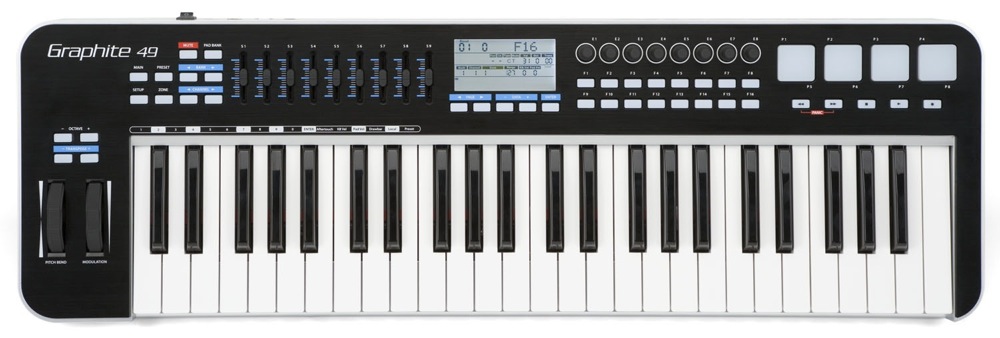 Samson Samson Graphite 49 USB MIDI Keyboard Controller, 49-Key