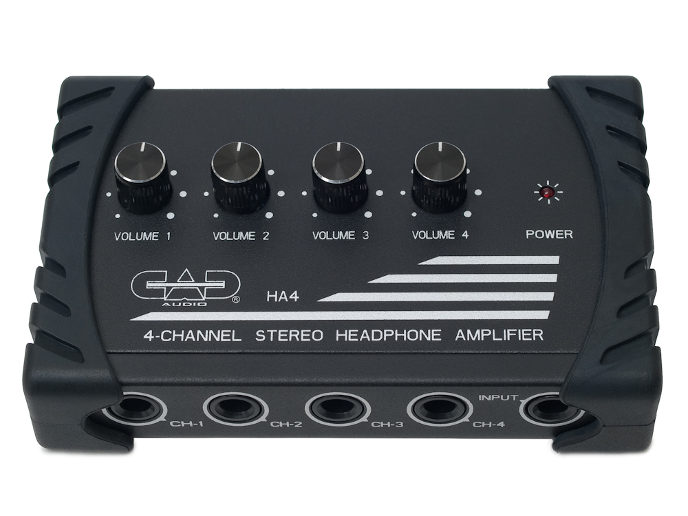 CAD CAD HA4 Stereo Headphone Amplifier, 4-Channel