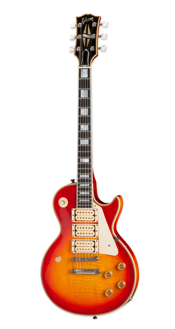 Gibson Gibson Les Paul Custom Ace Frehley Budokan Electric Guitar - Aged Heritage Cherry Sunburst