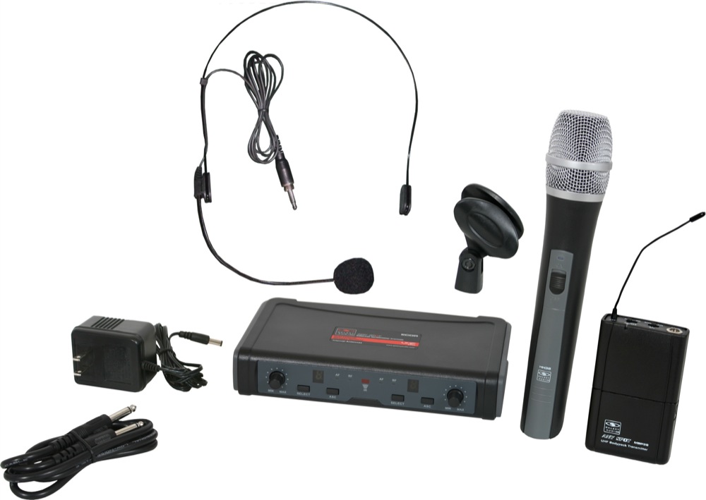 Galaxy Audio Galaxy Audio ECDR/HHBPS UHF Handheld and Headset Wireless Mic