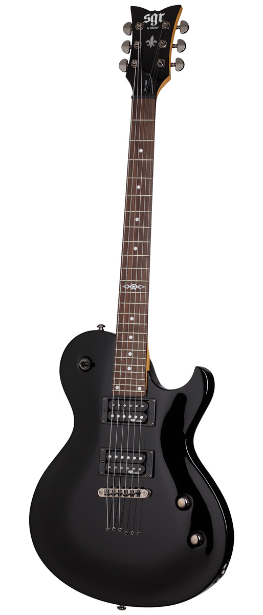 Schecter SGR by Schecter Solo 6 Electric Guitar with Gig Bag - Gloss Black