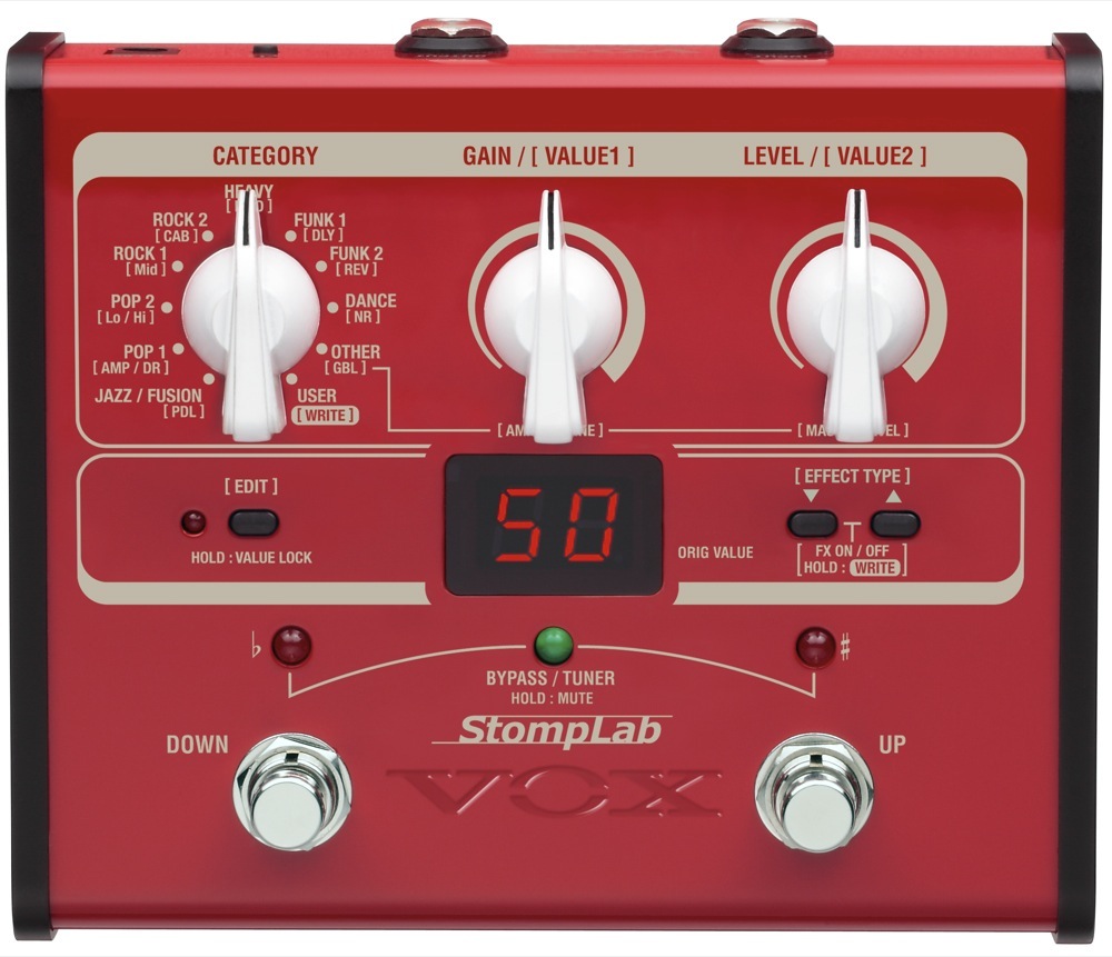 Vox Vox StompLab 1B Modeling Bass Guitar Effects Pedal