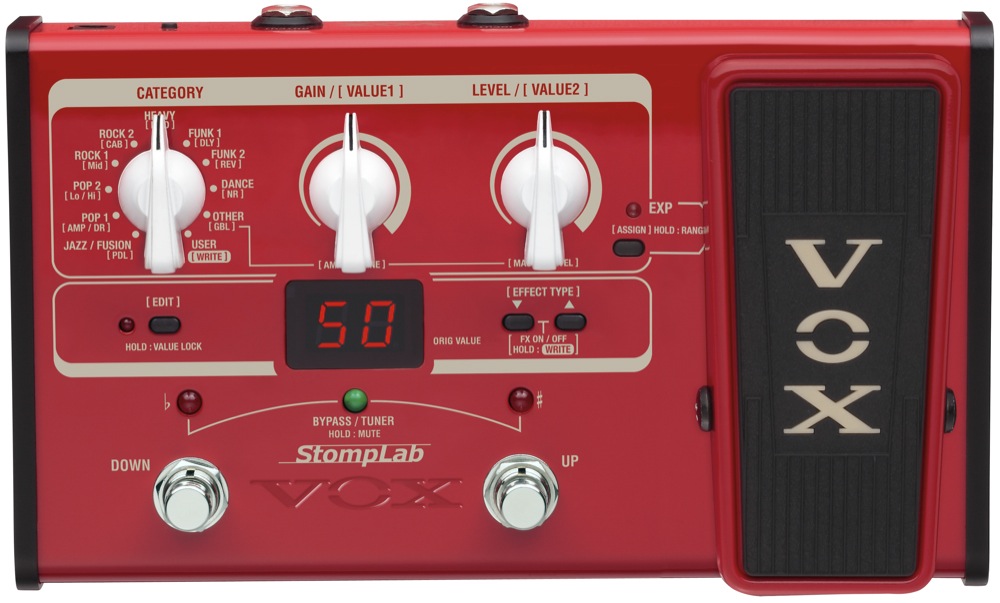 Vox Vox StompLab IIB Modeling Bass Guitar Effects Pedal