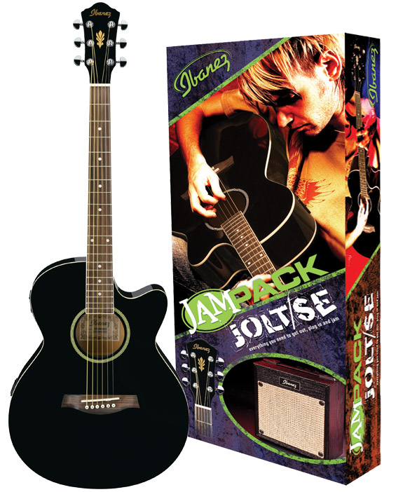 Ibanez Ibanez Jolt IJAE5 JamPack Acoustic-Electric Guitar Package - Black