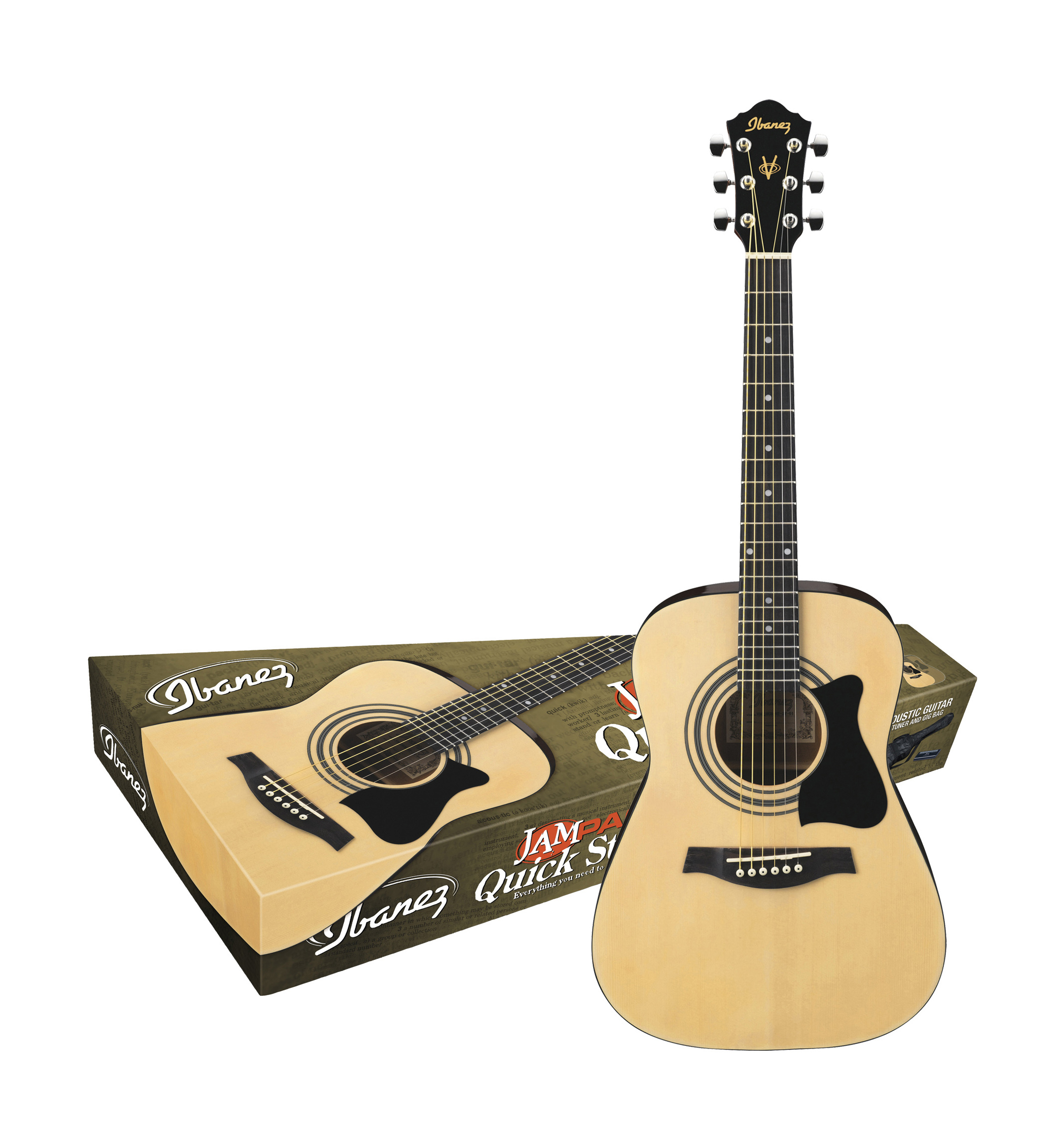 Ibanez Ibanez Jam Pack IJV30 3/4-Size Classical Acoustic Guitar Package - Natural