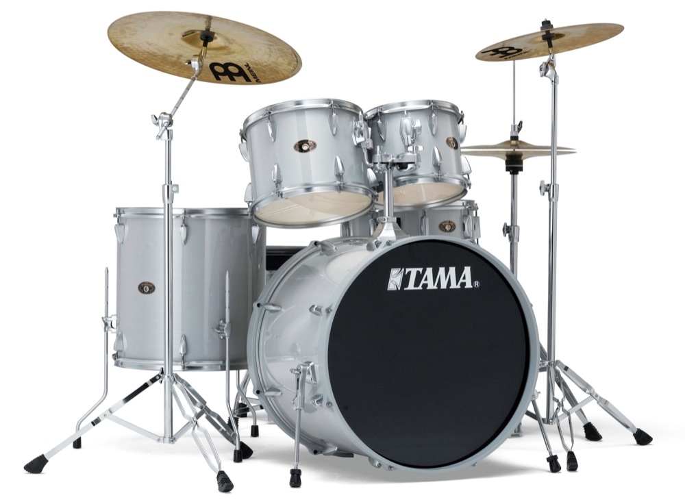 Tama Tama IS52KC Imperialstar Accel-Driver Drum Set with Meinl Cymbals - Galaxy Silver