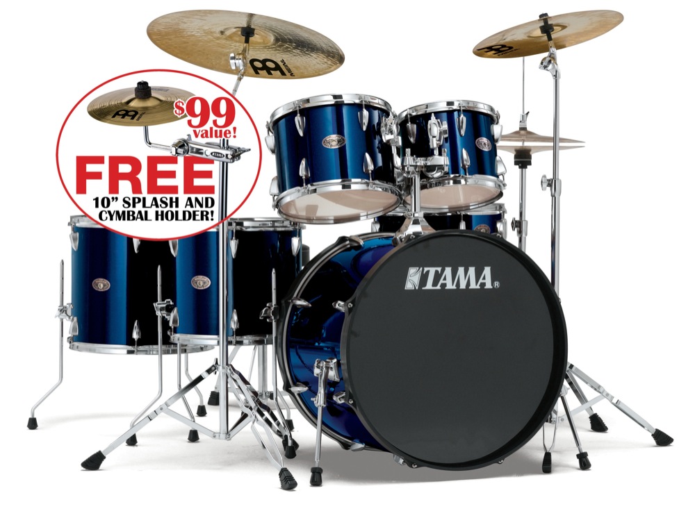 Tama Tama IS62C Imperialstar Accel Driver 6-Piece Drum Kit - Midnight Blue