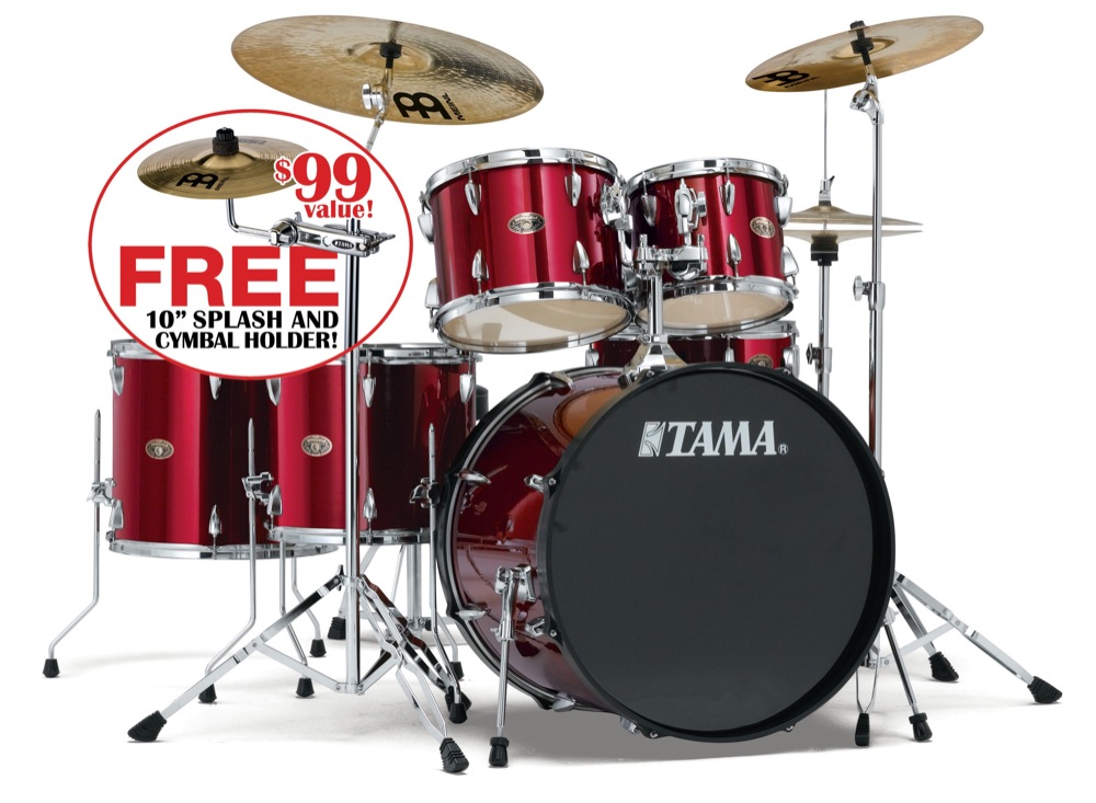 Tama Tama IS62C Imperialstar Accel Driver 6-Piece Drum Kit - Vintage Red