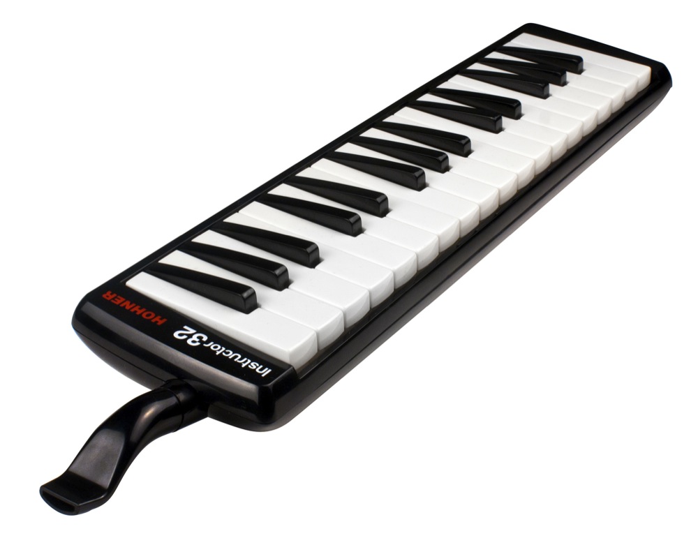 Hohner Hohner 32FR Melodica Fire Red (with Case) - Black