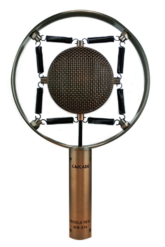 Cascade Microphones Cascade Microphones Knuckle Head Short Ribbon Microphone - Black and Silver