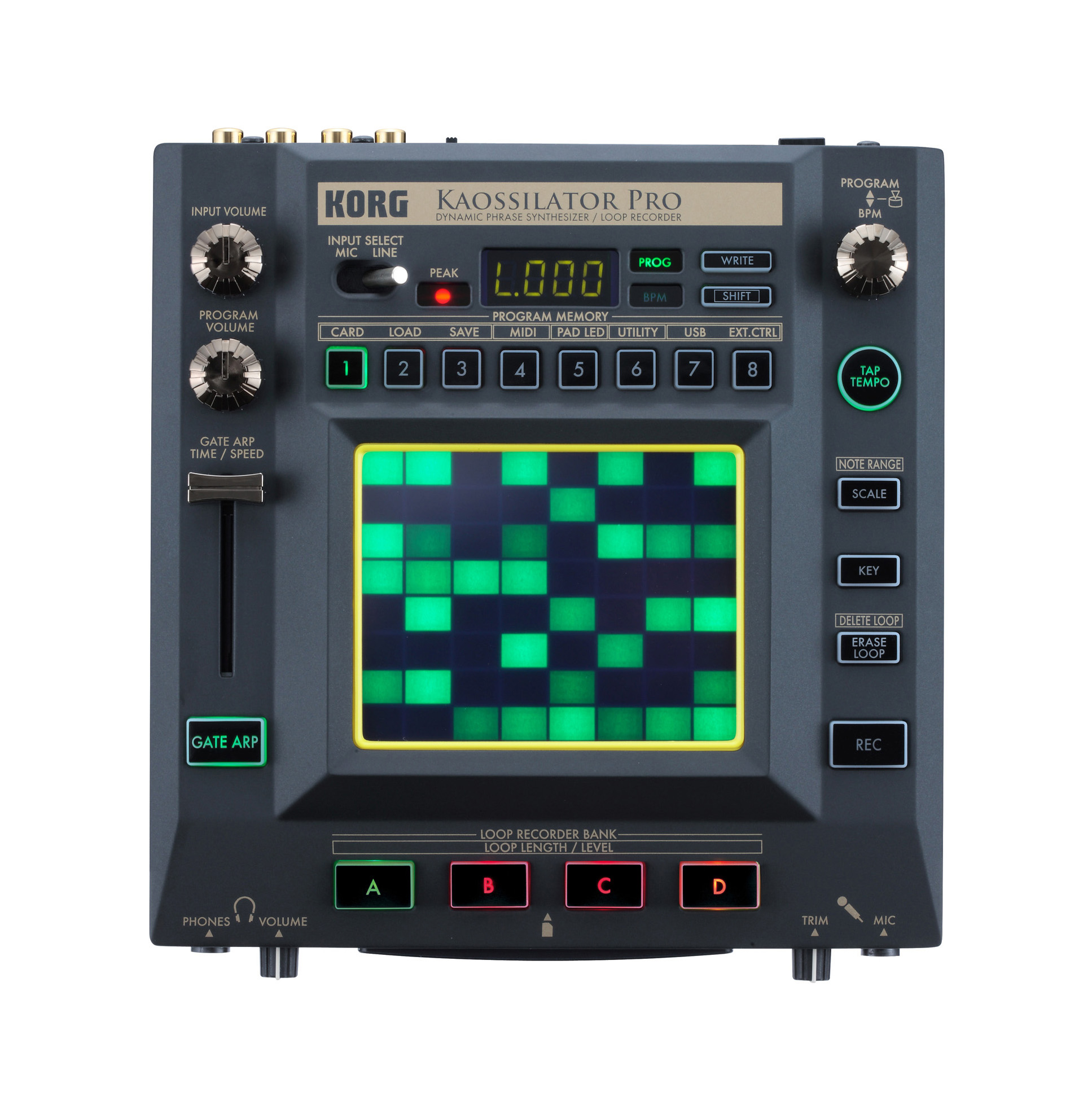 Korg Korg Kaossilator Pro Dynamic Phrase Synthesizer/Loop Recorder