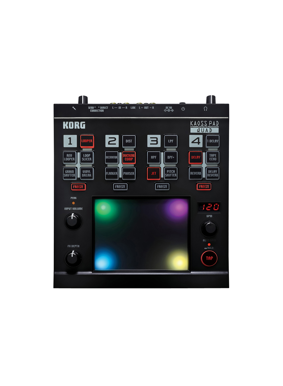 Korg Korg KPQUAD Kaoss Pad Quad Dynamic Effects Processor/Controller