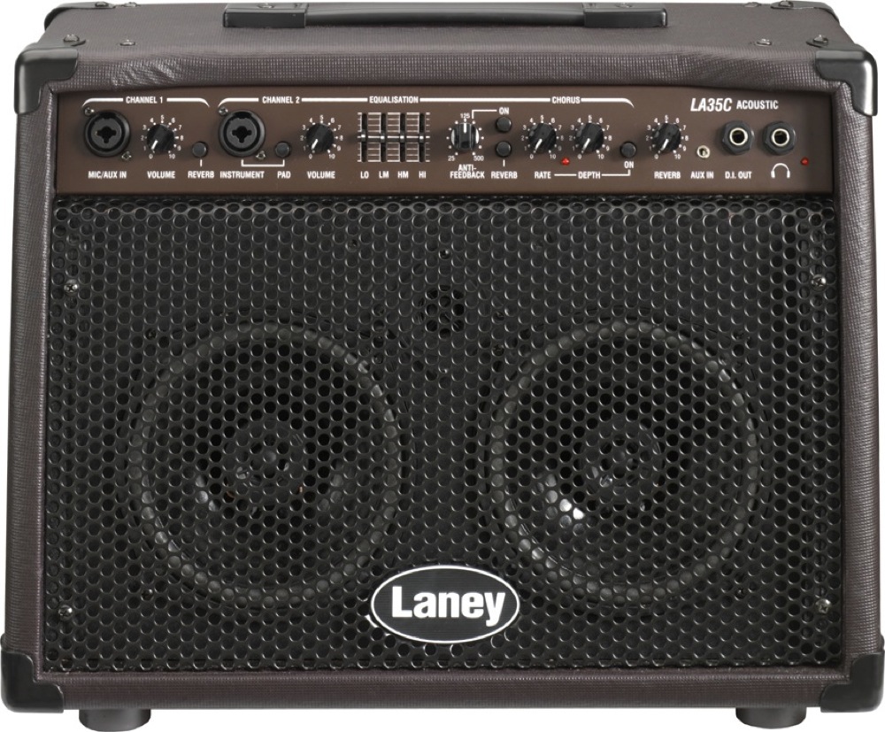 Laney Laney LA35C Acoustic Guitar Amplifier, 35 Watts and 2x6.5 in.