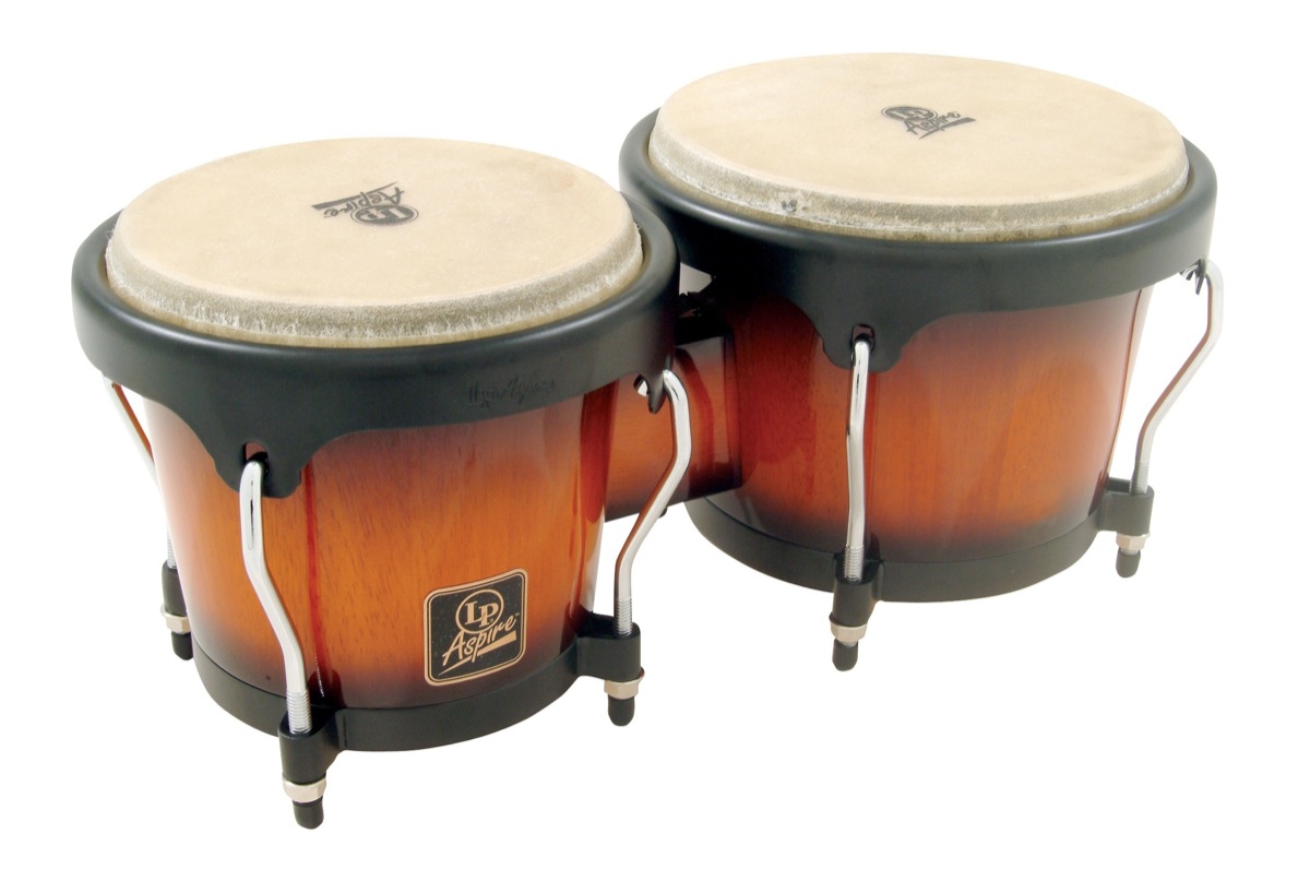 Latin Percussion Latin Percussion LPA601 Aspire Siam Oak Wood Bongos - Vintage Sunburst