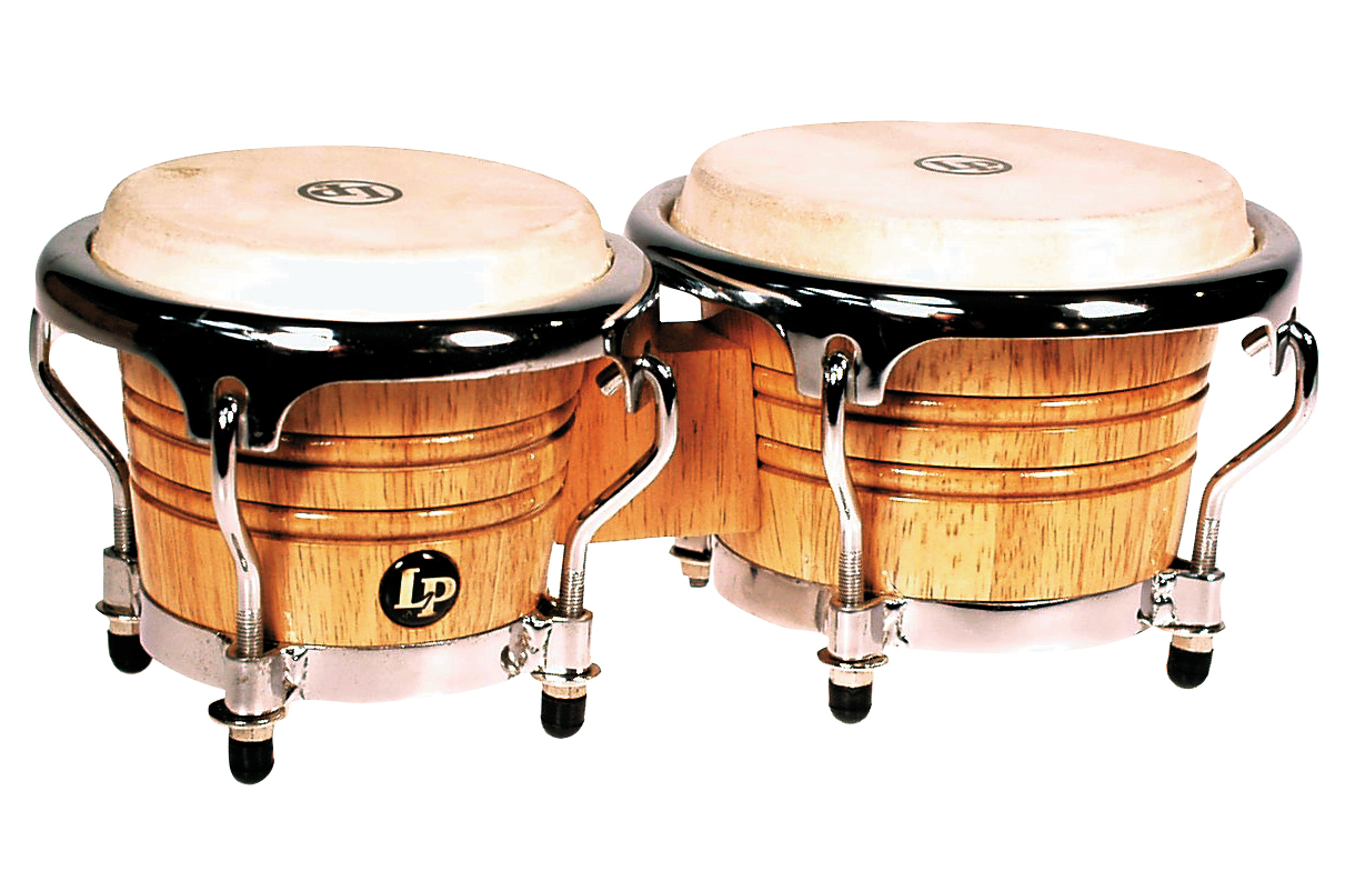 Latin Percussion Latin Percussion LPM199AW Music Collection Mini Tunable Bongos - Natural