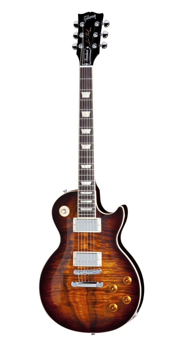 Gibson Gibson Les Paul Standard Figured Koa Electric Guitar (with Case) - Desert Burst