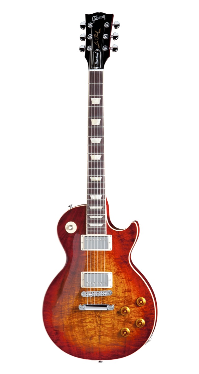 Gibson Gibson Les Paul Standard Figured Koa Electric Guitar (with Case) - Heritage Cherry Sunburst