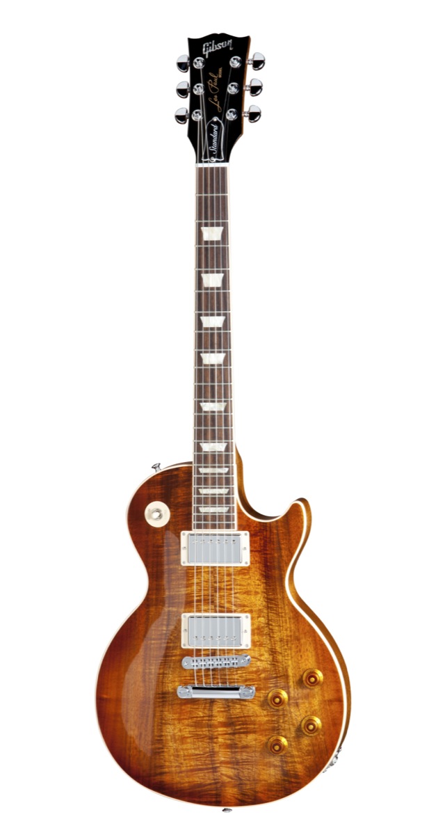 Gibson Gibson Les Paul Standard Figured Koa Electric Guitar (with Case) - Honey Burst