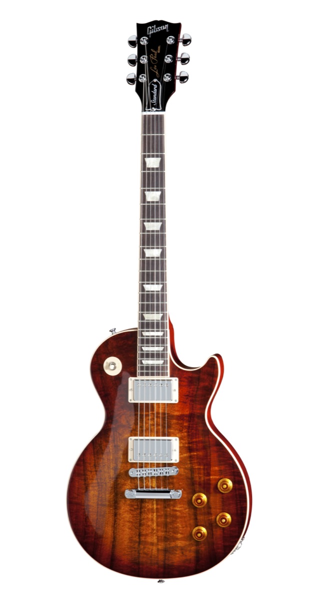 Gibson Gibson Les Paul Standard Figured Koa Electric Guitar (with Case) - Tea Burst