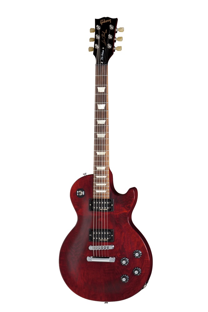 Gibson Gibson Les Paul '70s Tribute Min-ETune Guitar (with Gig Bag) - Wine Red