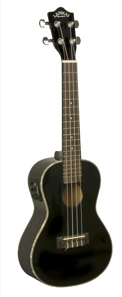 Lanikai Lanikai LU-21CEK Concert Acoustic-Electric Ukulele - Black