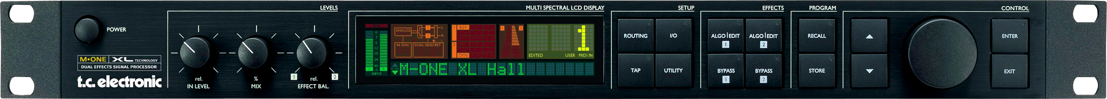 TC Electronic and TC-Helicon TC Electronic M-One XL Dual Effects Signal Processor, 24-Bit