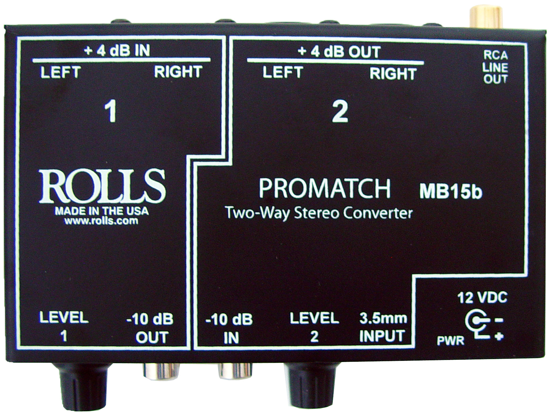Rolls Rolls MB15b ProMatch Direct Box Stereo Signal Converter