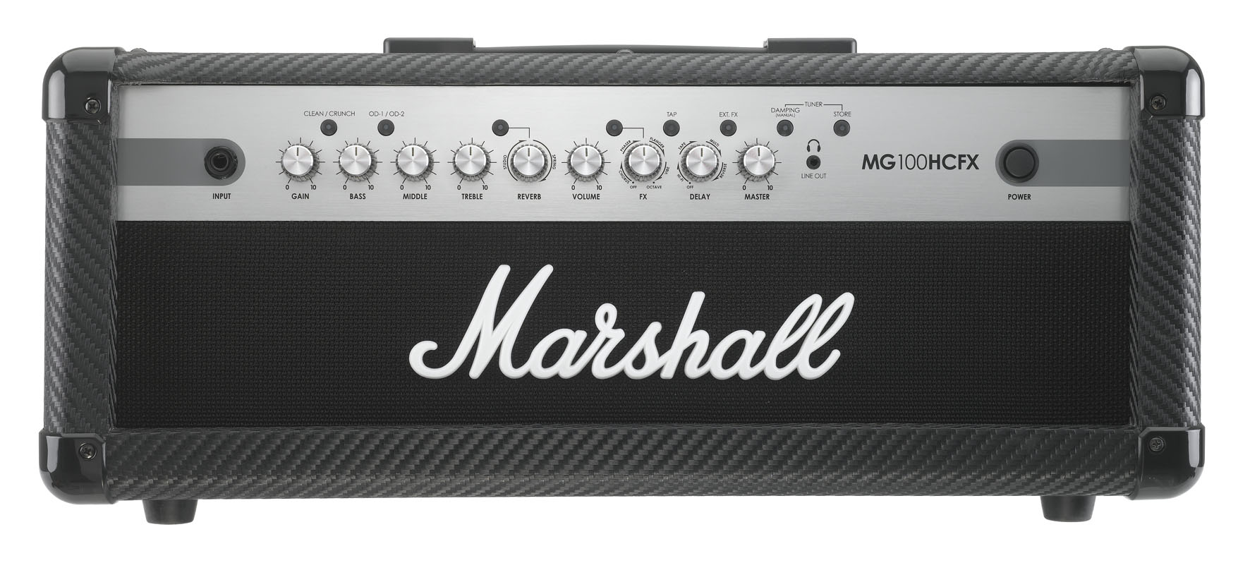 Marshall Marshall MG100HCFX Carbon Fiber Guitar Amplifier Head, 100 Watts
