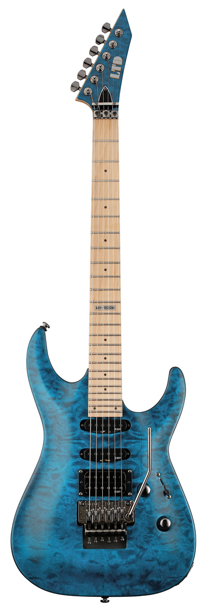 ESP ESP LTD MH-103QM Electric Guitar - See Thru Blue