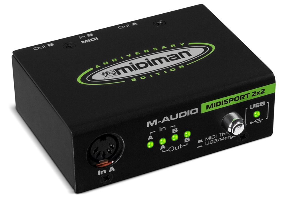 M-Audio M-Audio MIDIsport 2x2 MIDI Interface, USB (Anniversary Edition)