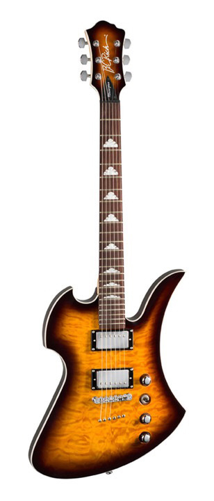 BC Rich B.C. Rich Masterpiece Mockingbird Flame-Maple Electric Guitar - Sunburst