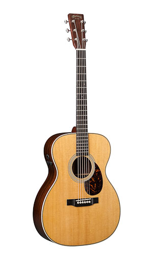 Martin Martin OM-28E Retro Acoustic-Electric Guitar (with Case)