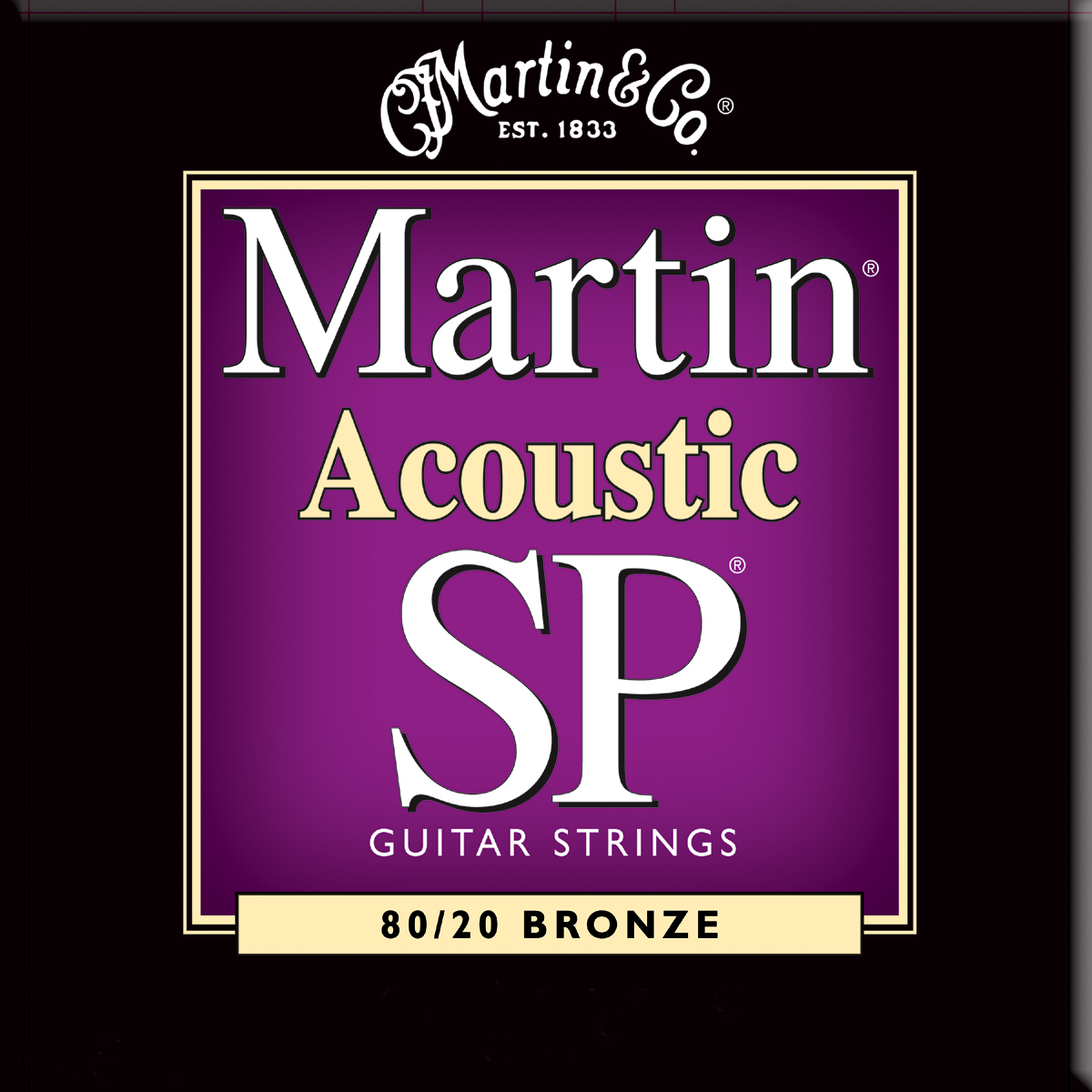 Martin Martin SP Acoustic Guitar Strings, 80/20 Bronze (11-52)