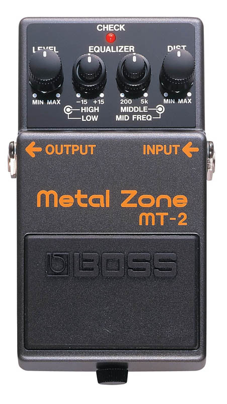 Boss Boss Metal Zone Mt-2 Dual-Gain Distortion Pedal