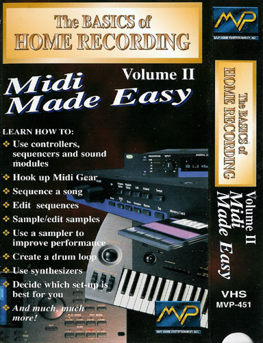 MVP The Basics of Home Recording DVD, Volume II