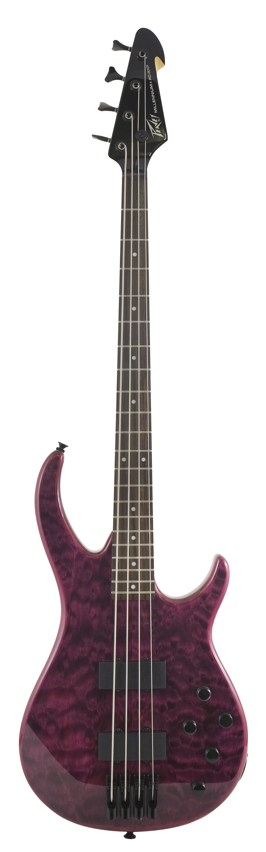 Peavey Peavey Millennium Bass 4 AC BXP Active Electric Bass Guitar - Transparent Black Violet
