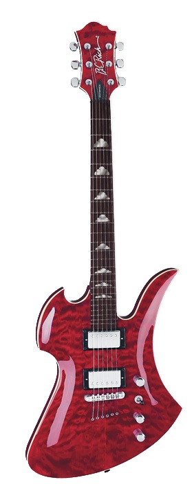 BC Rich B.C. Rich Masterpiece Mockingbird Flame-Maple Electric Guitar - Dragon's Blood