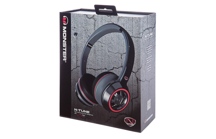 Monster Cable Monster NCredible NTune Headphones - Black and Red