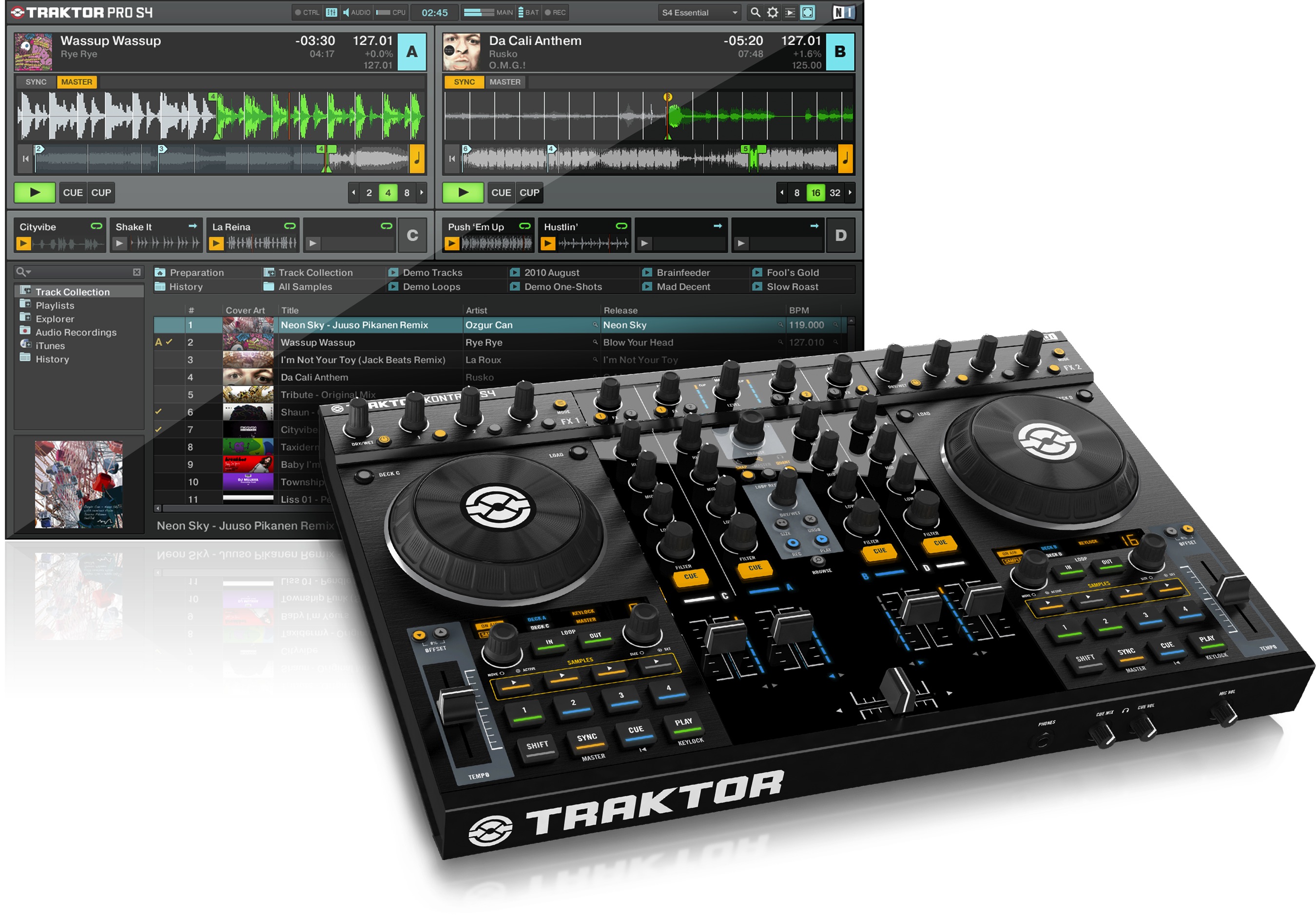 Native Instruments Native Instruments Traktor Kontrol S4 DJ Controller System