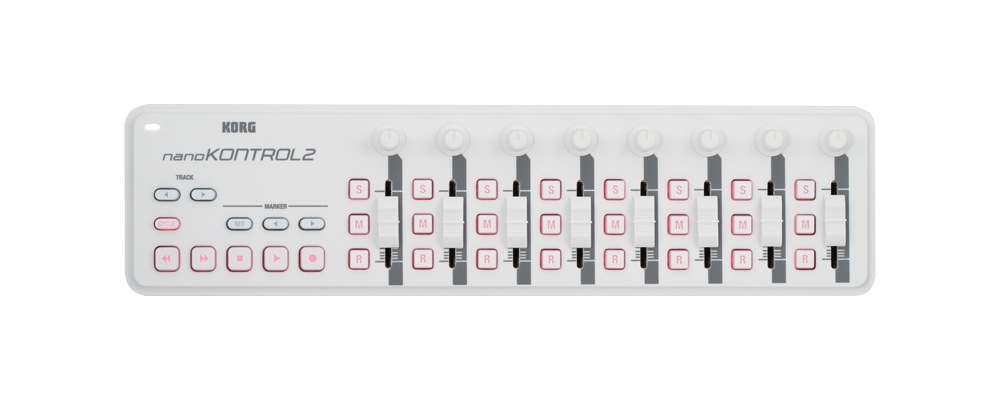 Korg Korg nanoKONTROL2 USB Drum Pad 8-Channel Controller - White