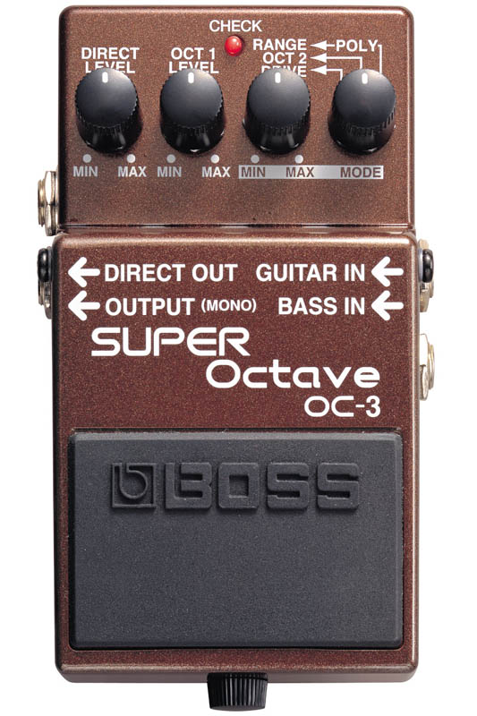 Boss Boss Super Octave OC-3 Pedal, Guitar and Bass Inputs